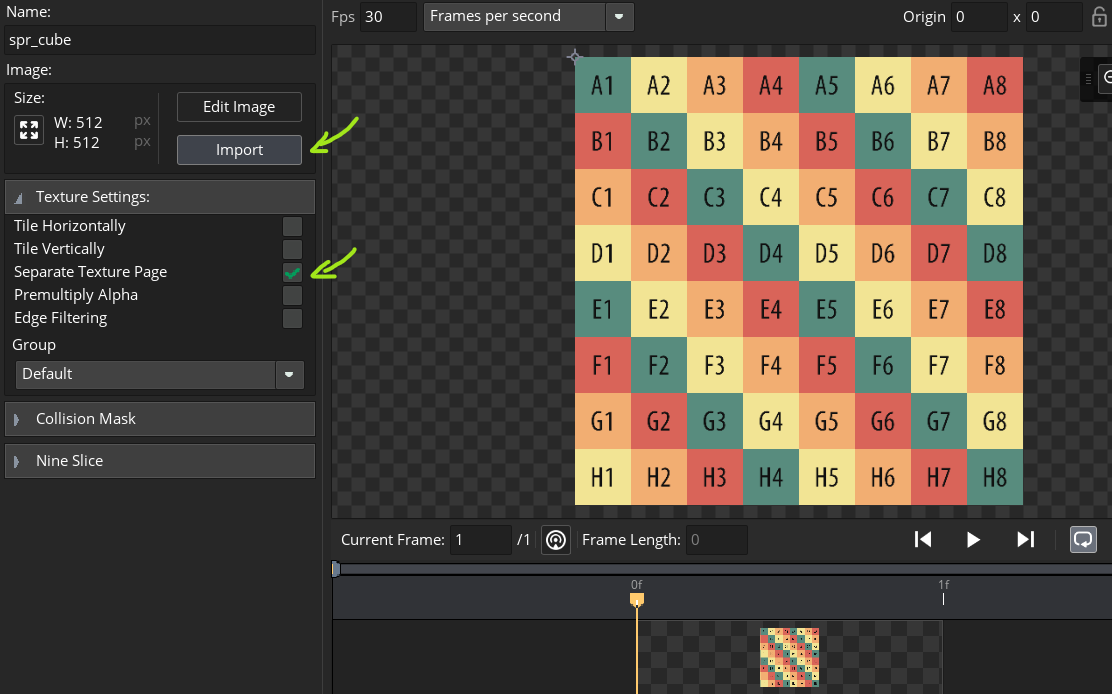 Sprite Import